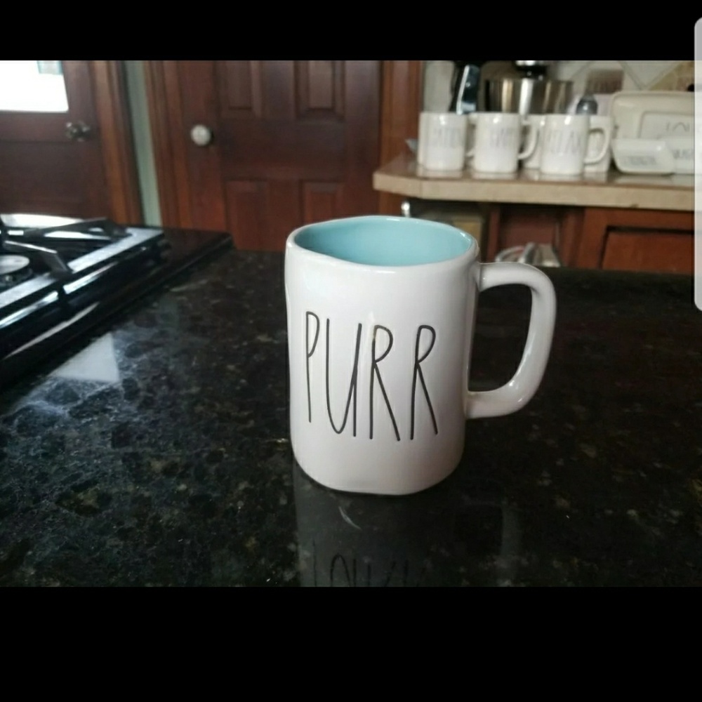 Rae Dunn Purr Mug New